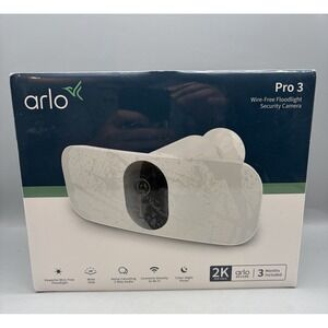 Arlo Pro 3 Wire Free Floodlight Security Camera FB1001B-100NAS - Sealed